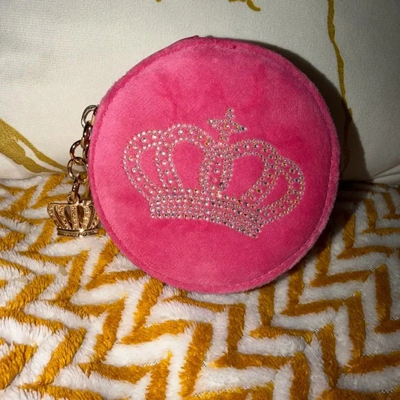 Juicy Couture Pink Round Coin Purse - Picture 1 of 4